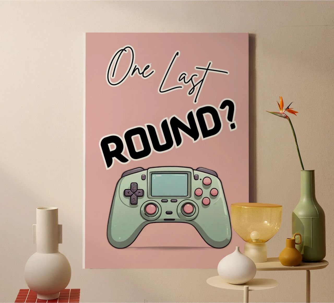 Controller di gioco One Last Round per giocatori e streamer tela da Cold Wild