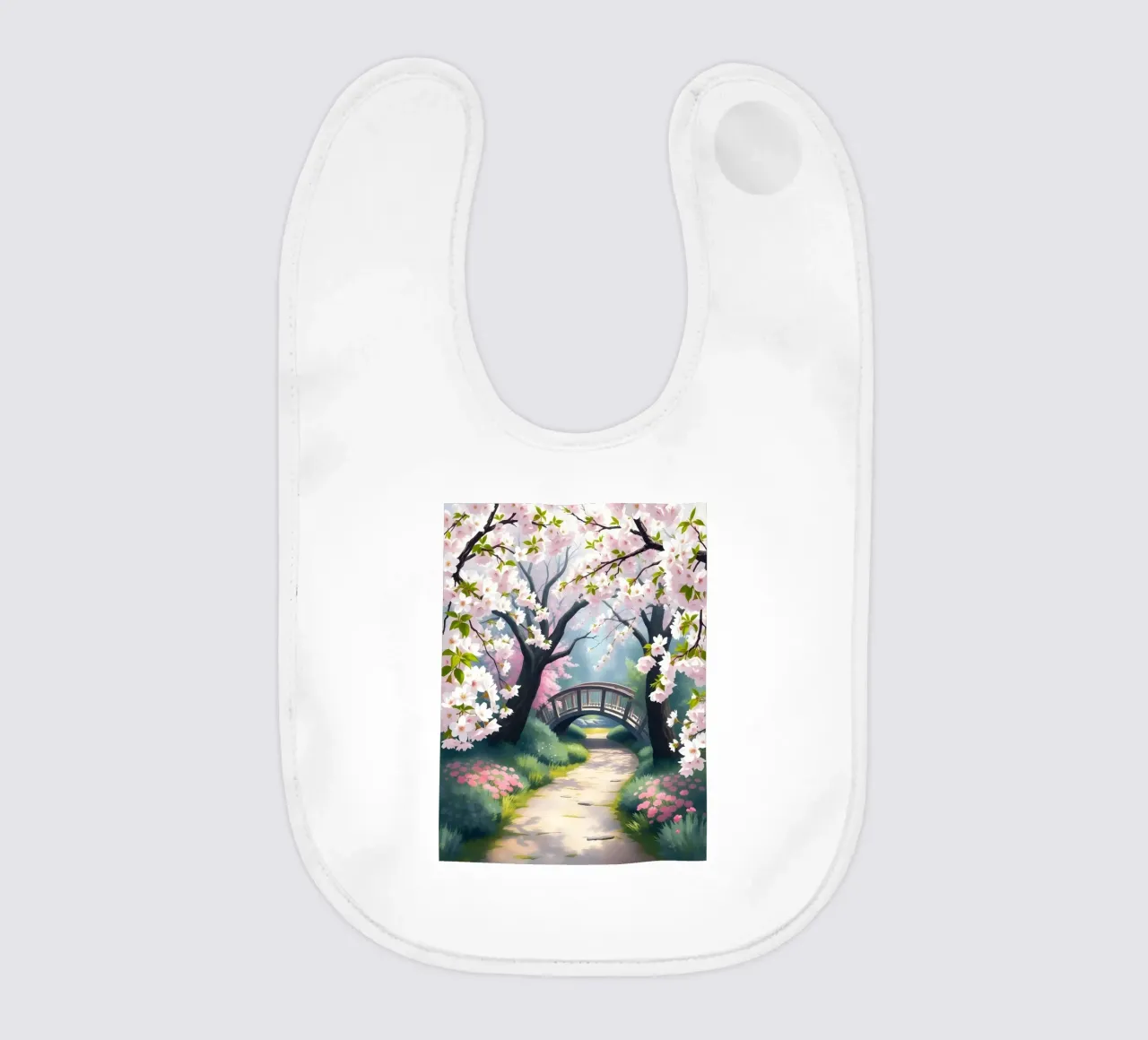 Serenità dei fiori di ciliegio bavaglino da Artistic-shop