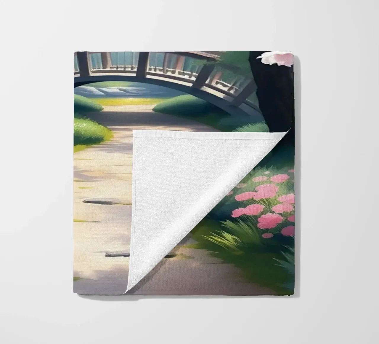Serenità dei fiori di ciliegio telo mare da Artistic-shop