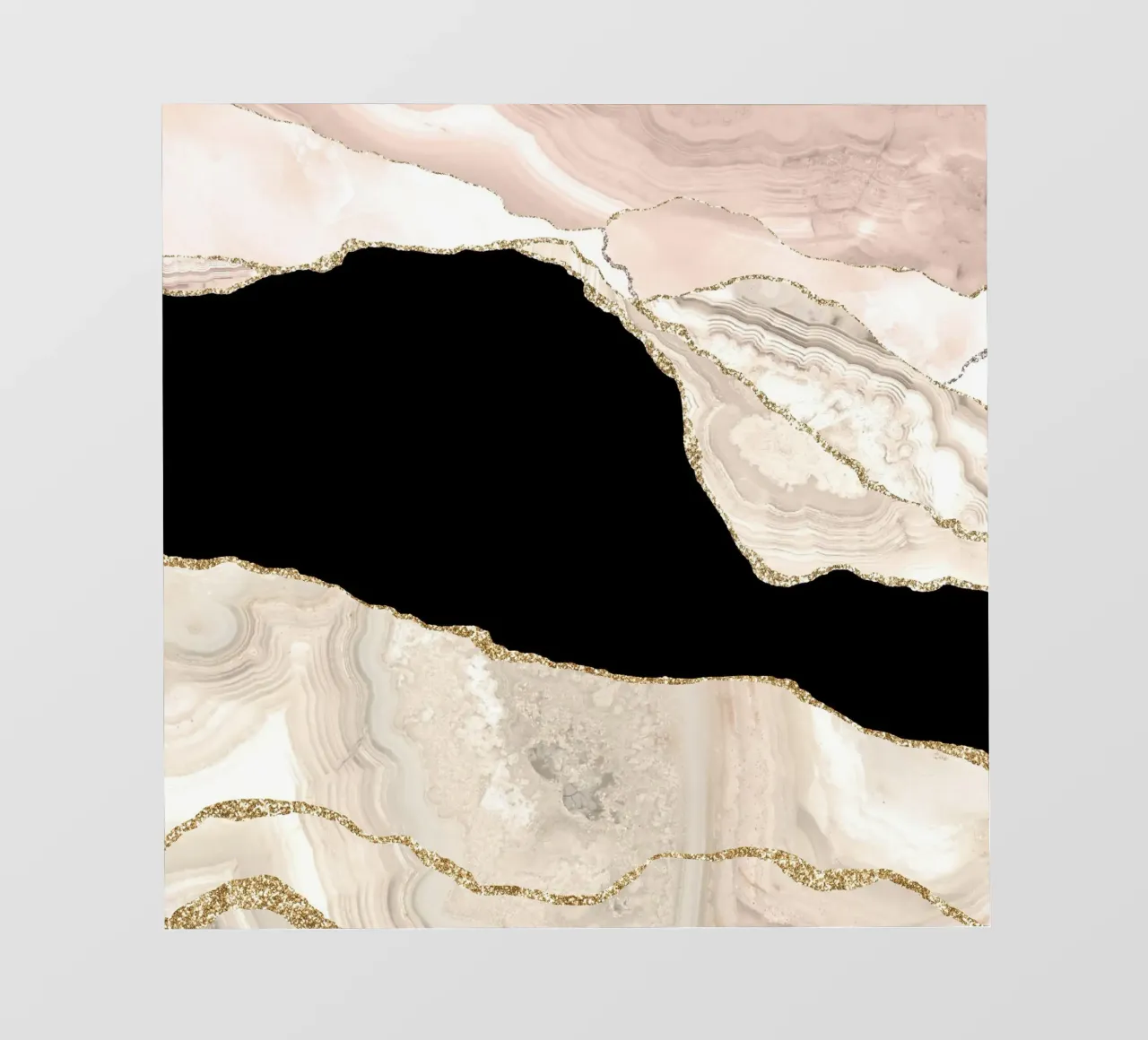 Texture agata avorio e oro 01 pellicola backlit da Gemstone Textures