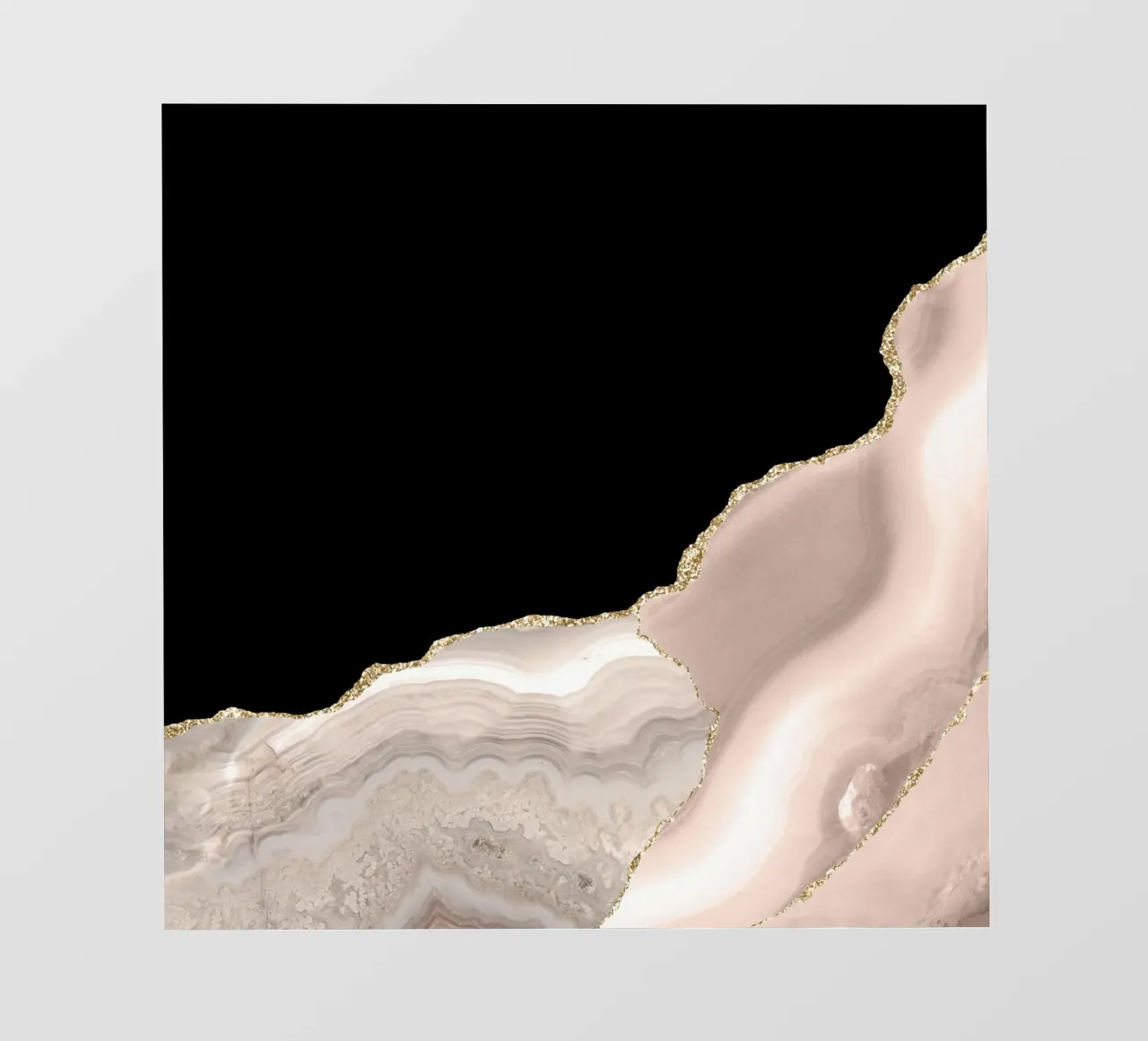 Texture agata avorio e oro 04 telo in pvc da Gemstone Textures
