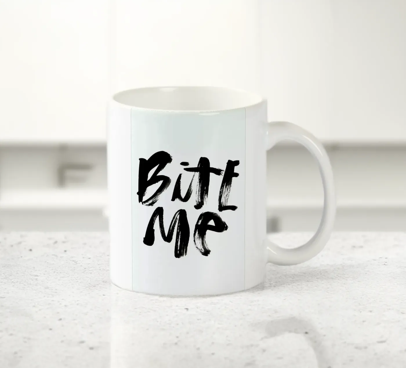 Bite Me ceramic mug by Dead Language