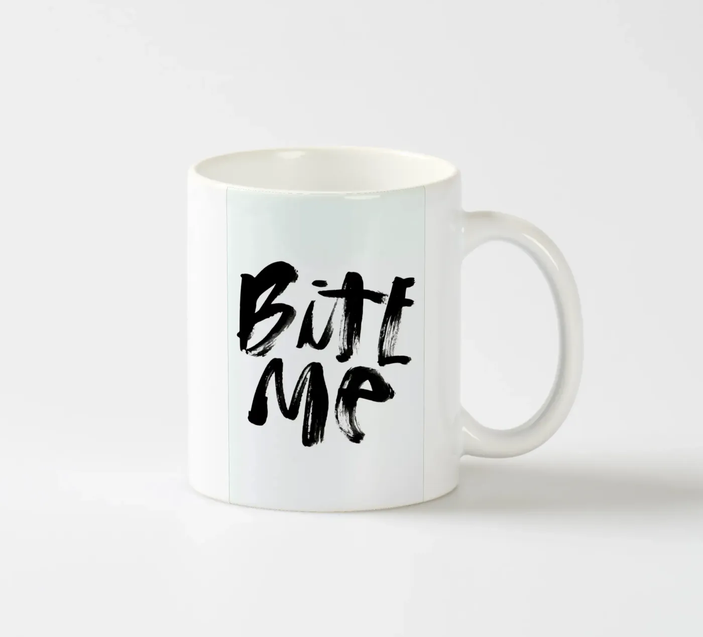 Bite Me ceramic mug by Dead Language