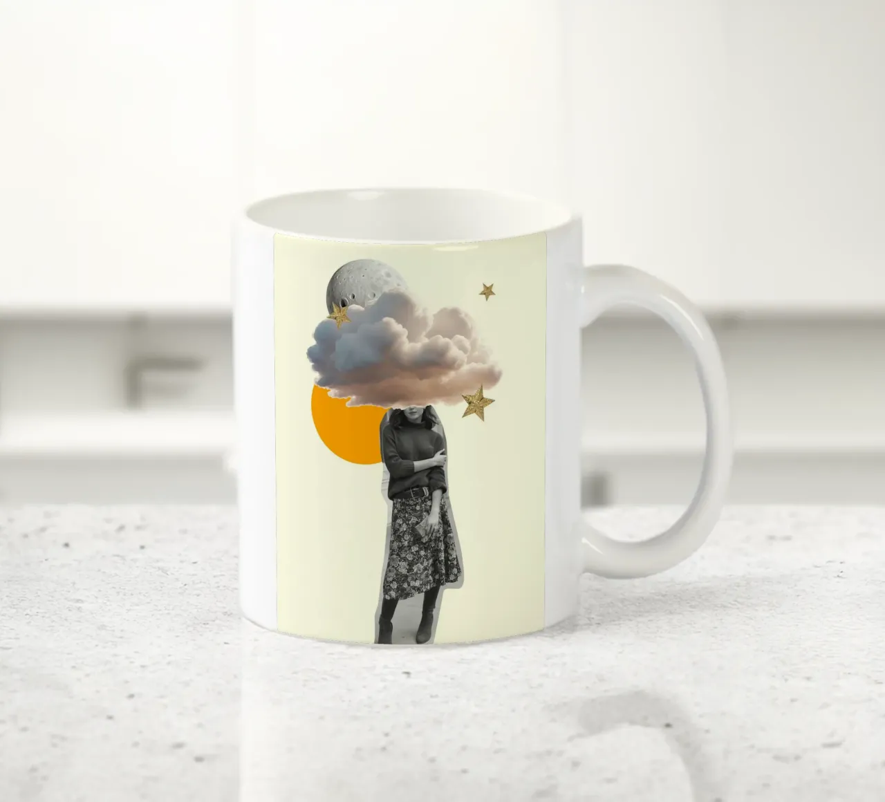 Head in the Clouds tazza in ceramica da Indigo Rain