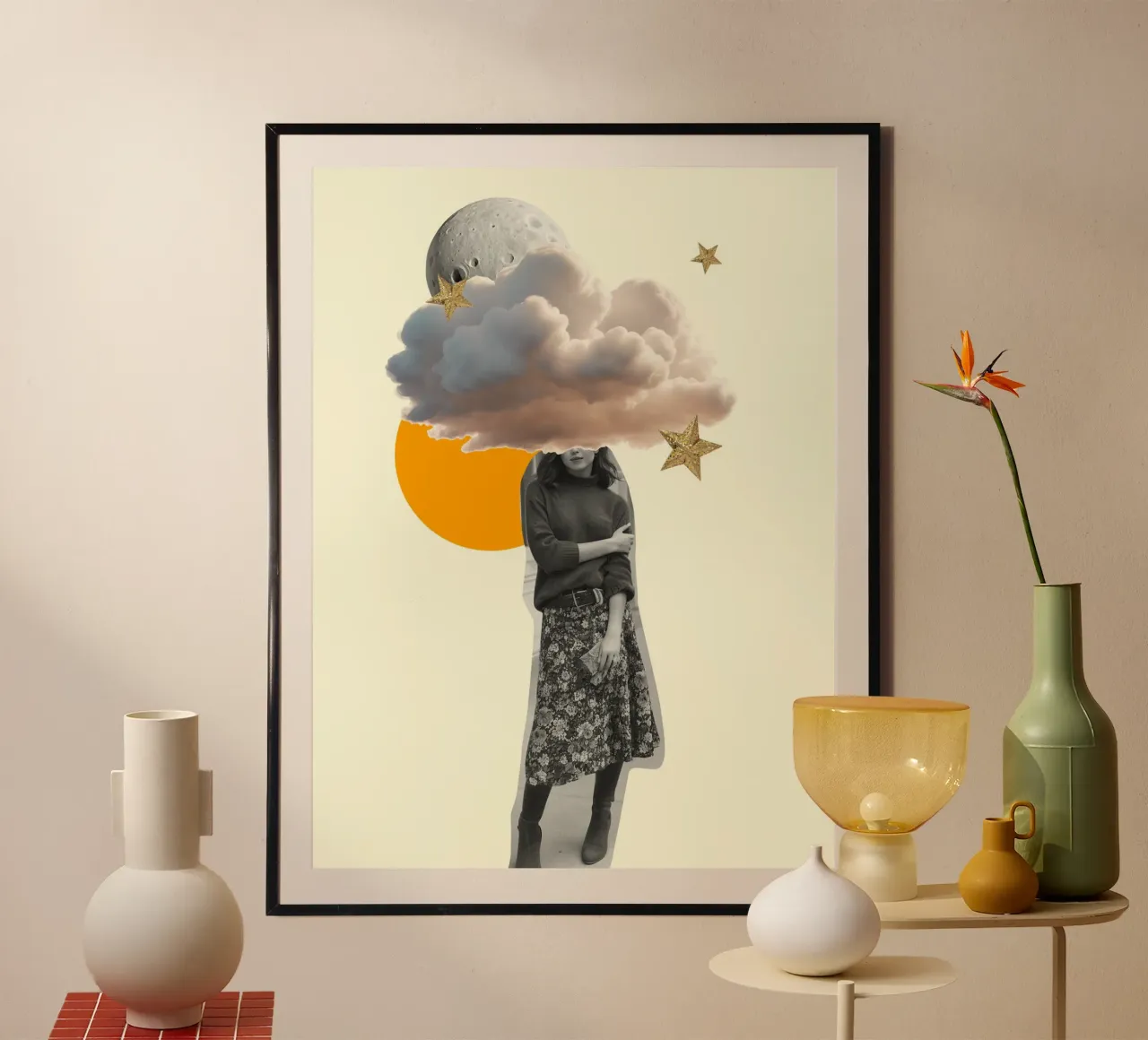 Head in the Clouds carta hahnemühle da Indigo Rain