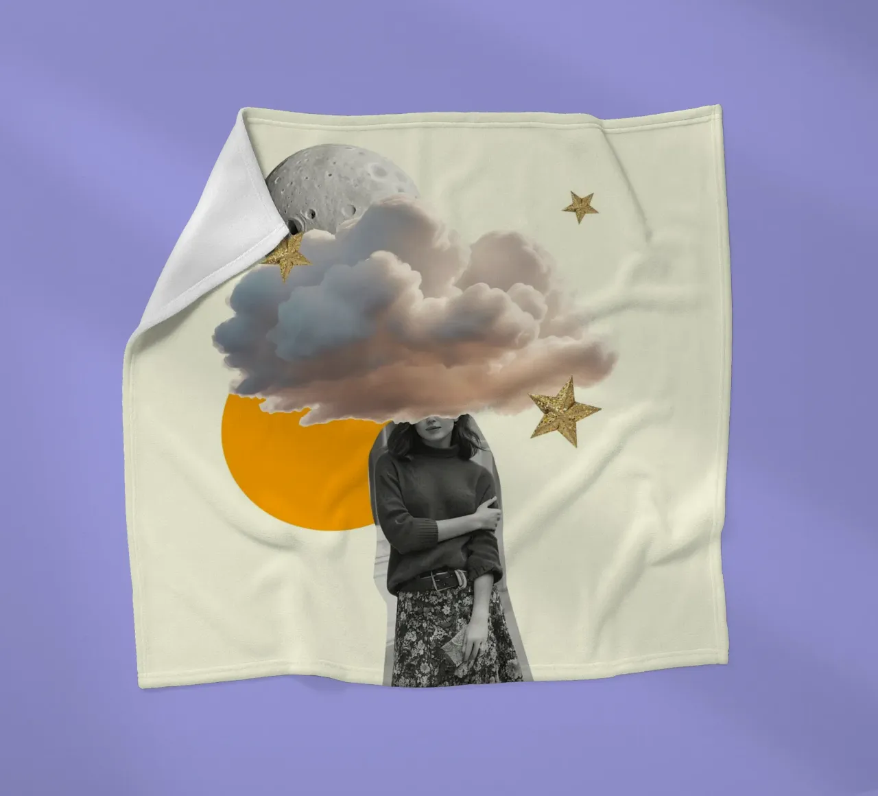 Head in the Clouds coperta in pile da Indigo Rain