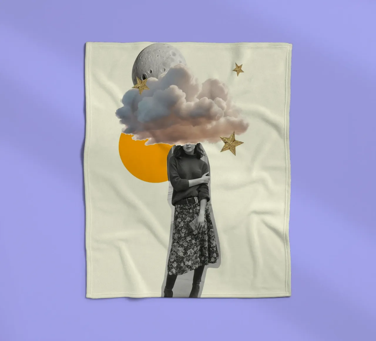 Head in the Clouds coperta in pile da Indigo Rain