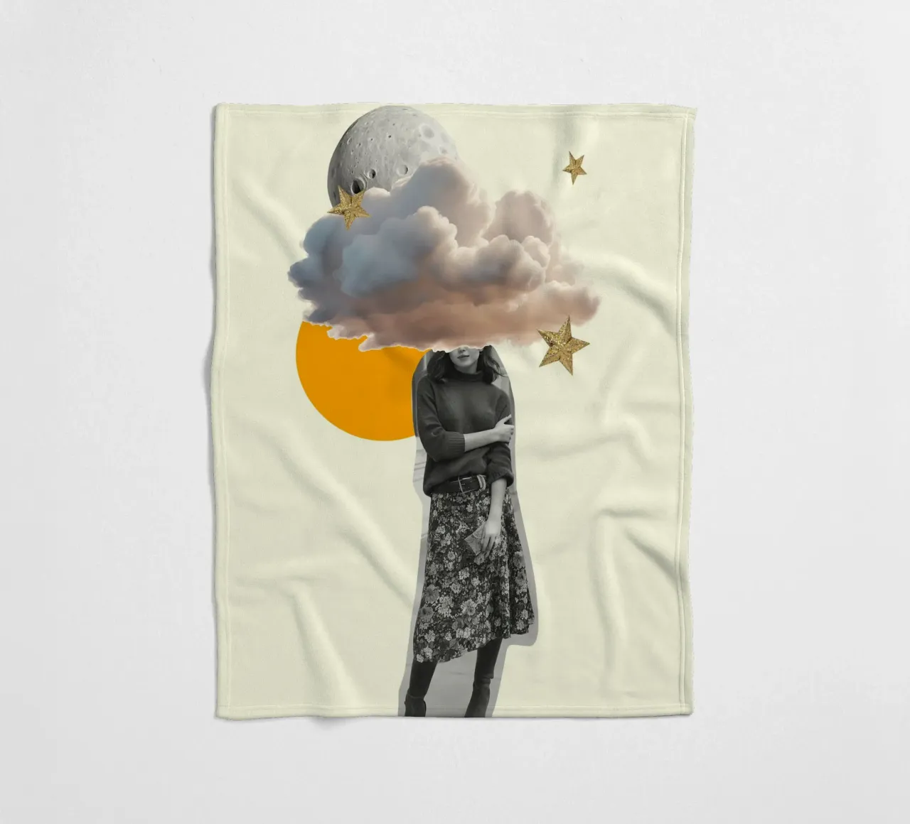 Head in the Clouds coperta in pile da Indigo Rain