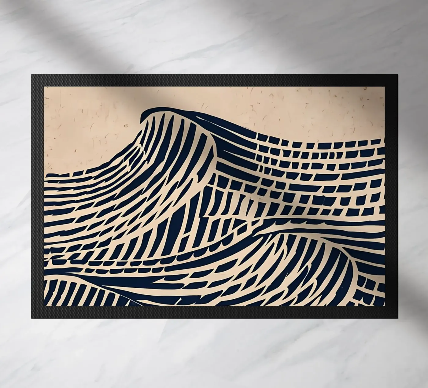 Indigo Tide doormat by Artistic-shop