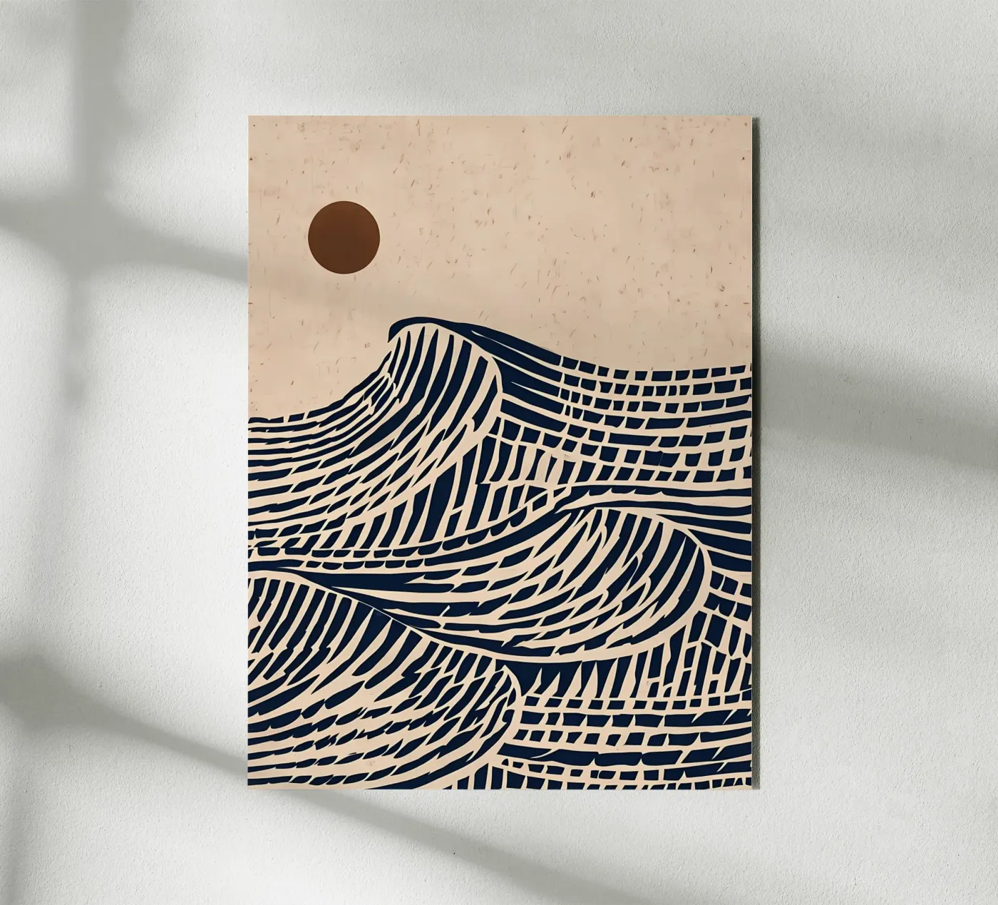 Marea indaco alluminio dibond da Artistic-shop