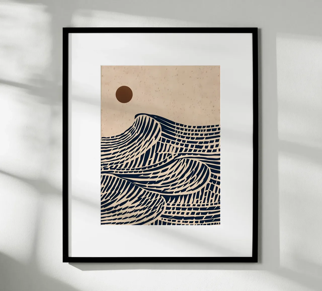 Marea indaco poster da Artistic-shop