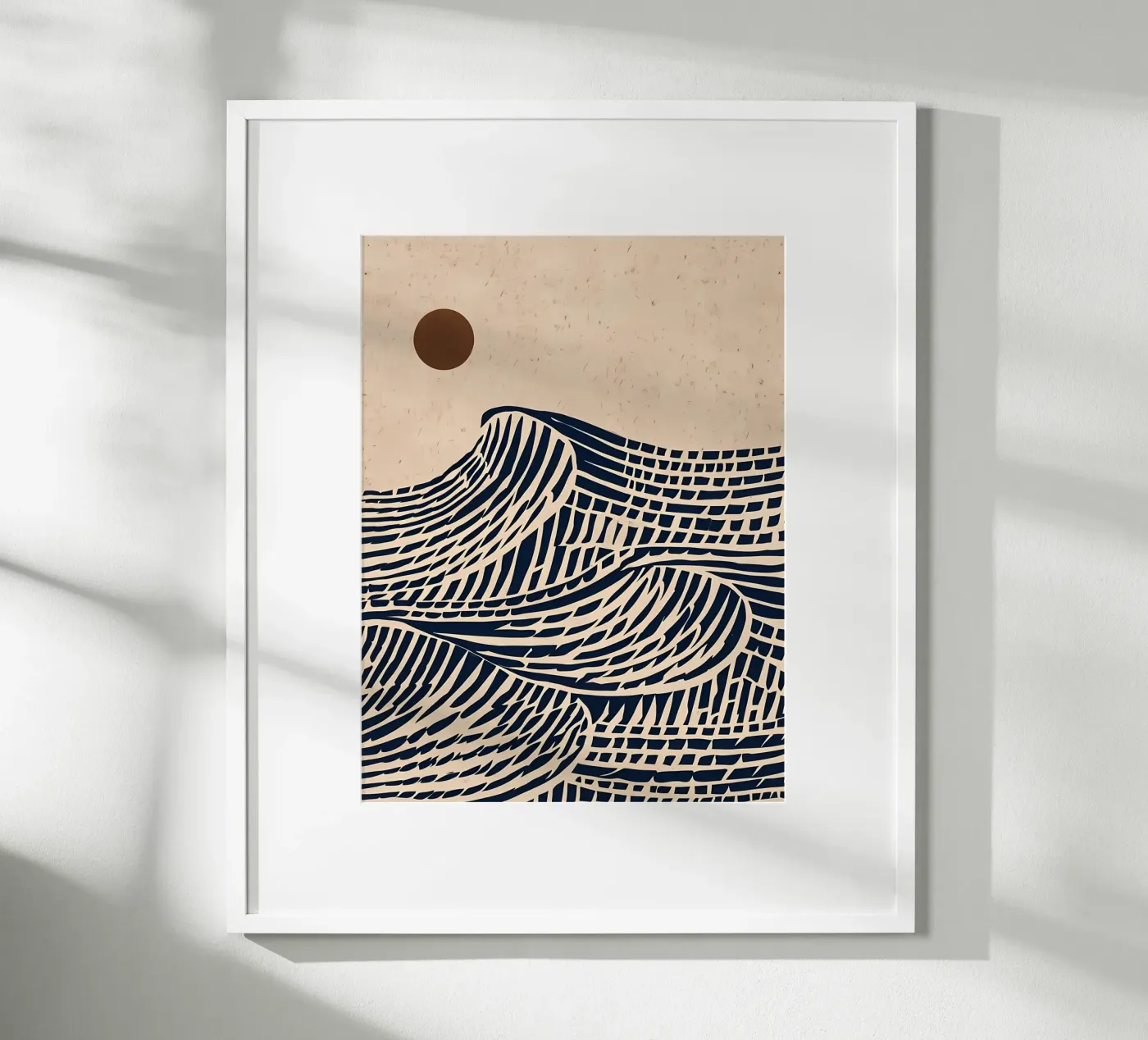 Marea indaco poster da Artistic-shop