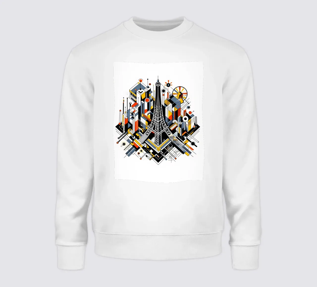 Torre Eiffel Parigi Stile Bauhaus felpa da ARTOMATIC