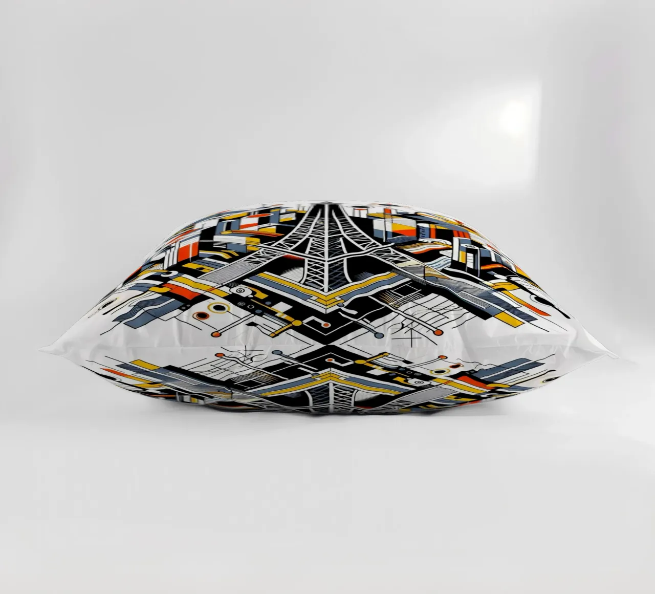 Torre Eiffel Parigi Stile Bauhaus cuscino da ARTOMATIC