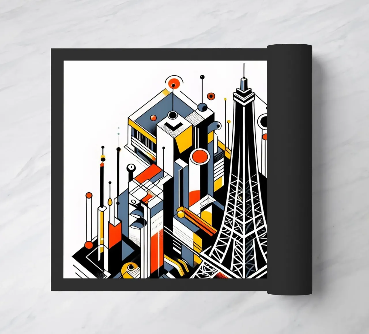 Torre Eiffel Parigi Stile Bauhaus zerbino da ARTOMATIC