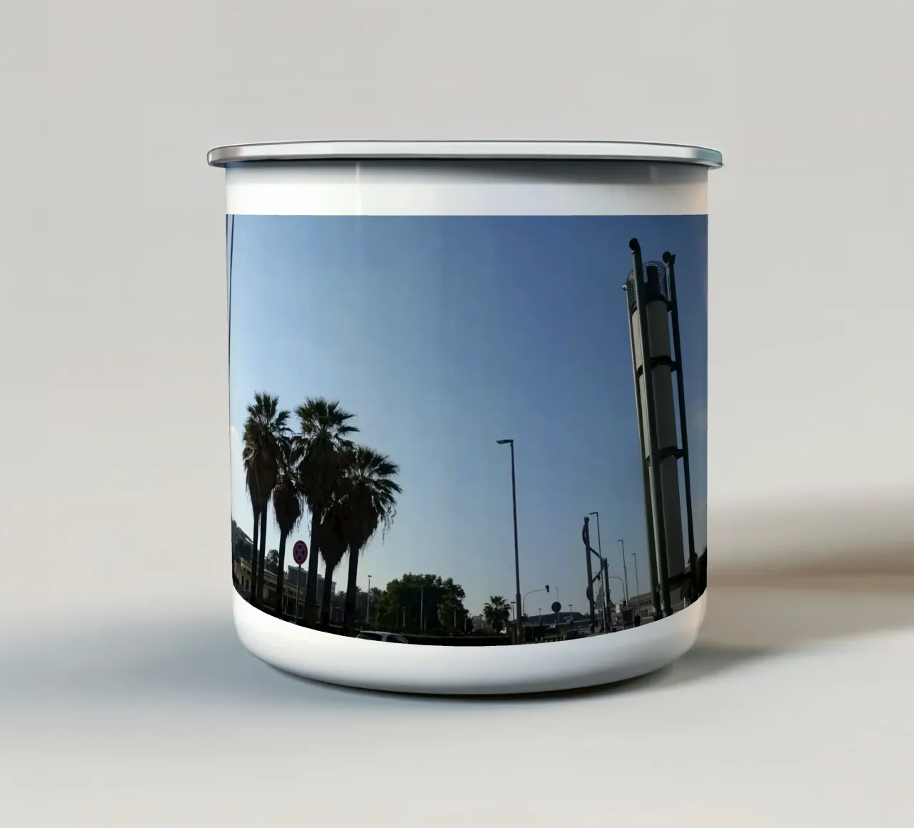 Napoli tazza in smalto da Massimo Frascogna