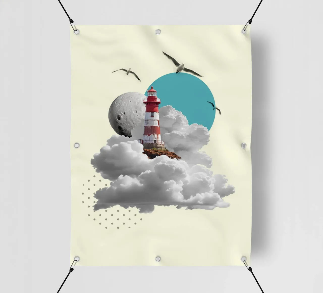 Lighthouse Dreams telo in pvc da Indigo Rain
