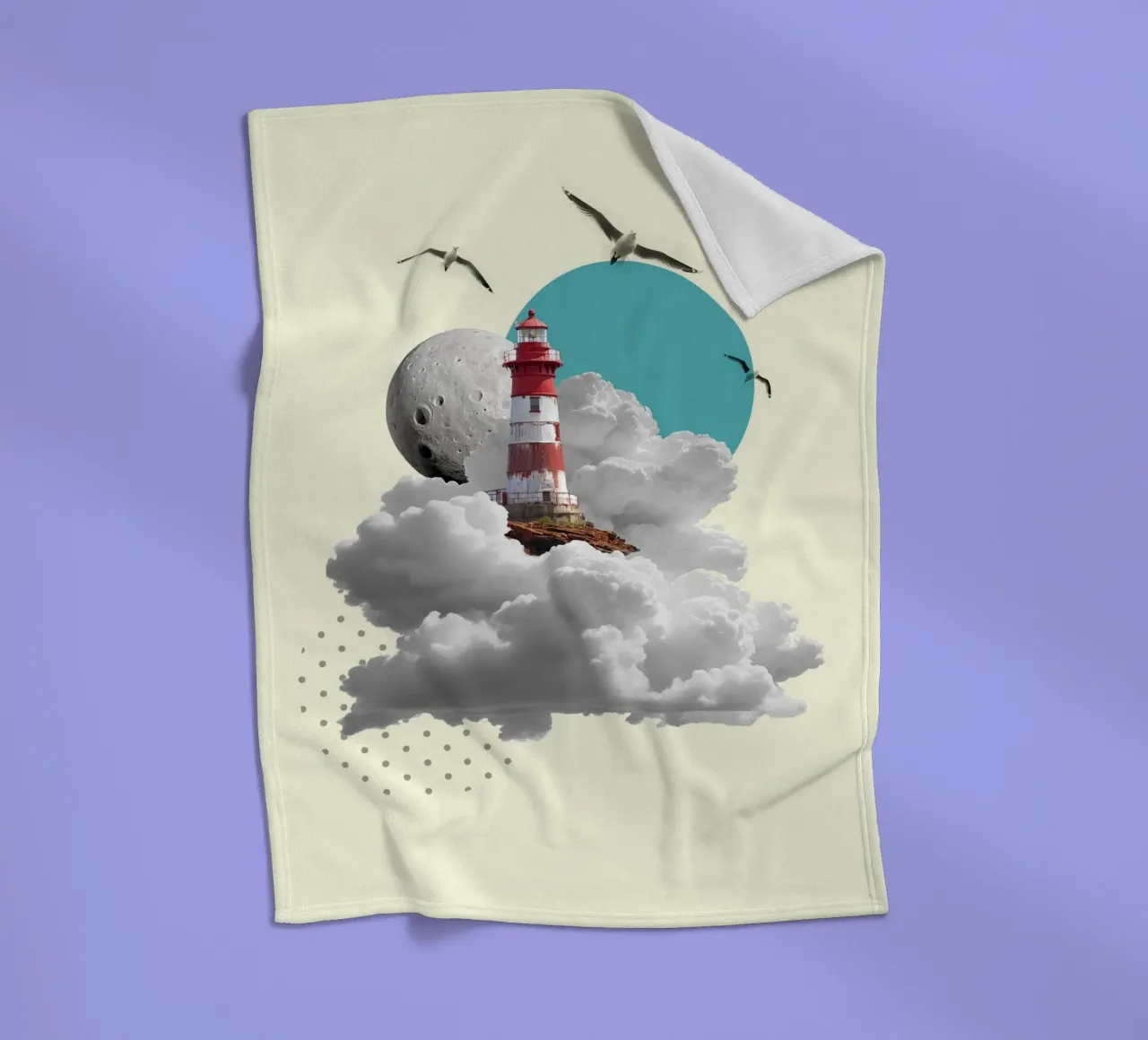 Lighthouse Dreams coperta in pile da Indigo Rain