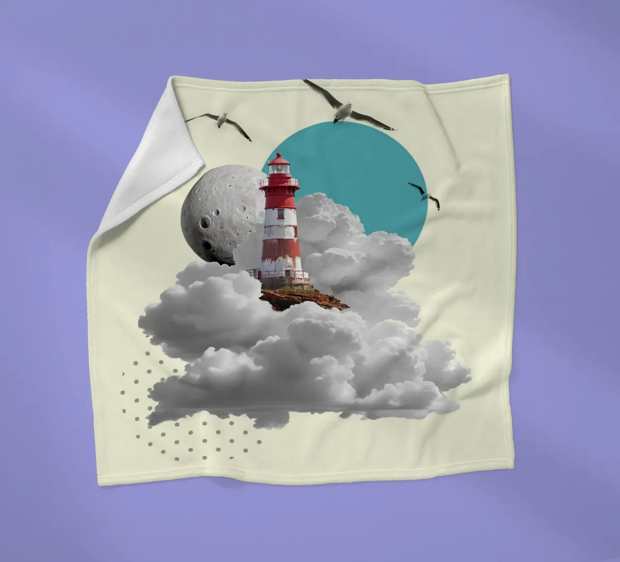 Lighthouse Dreams coperta in pile da Indigo Rain