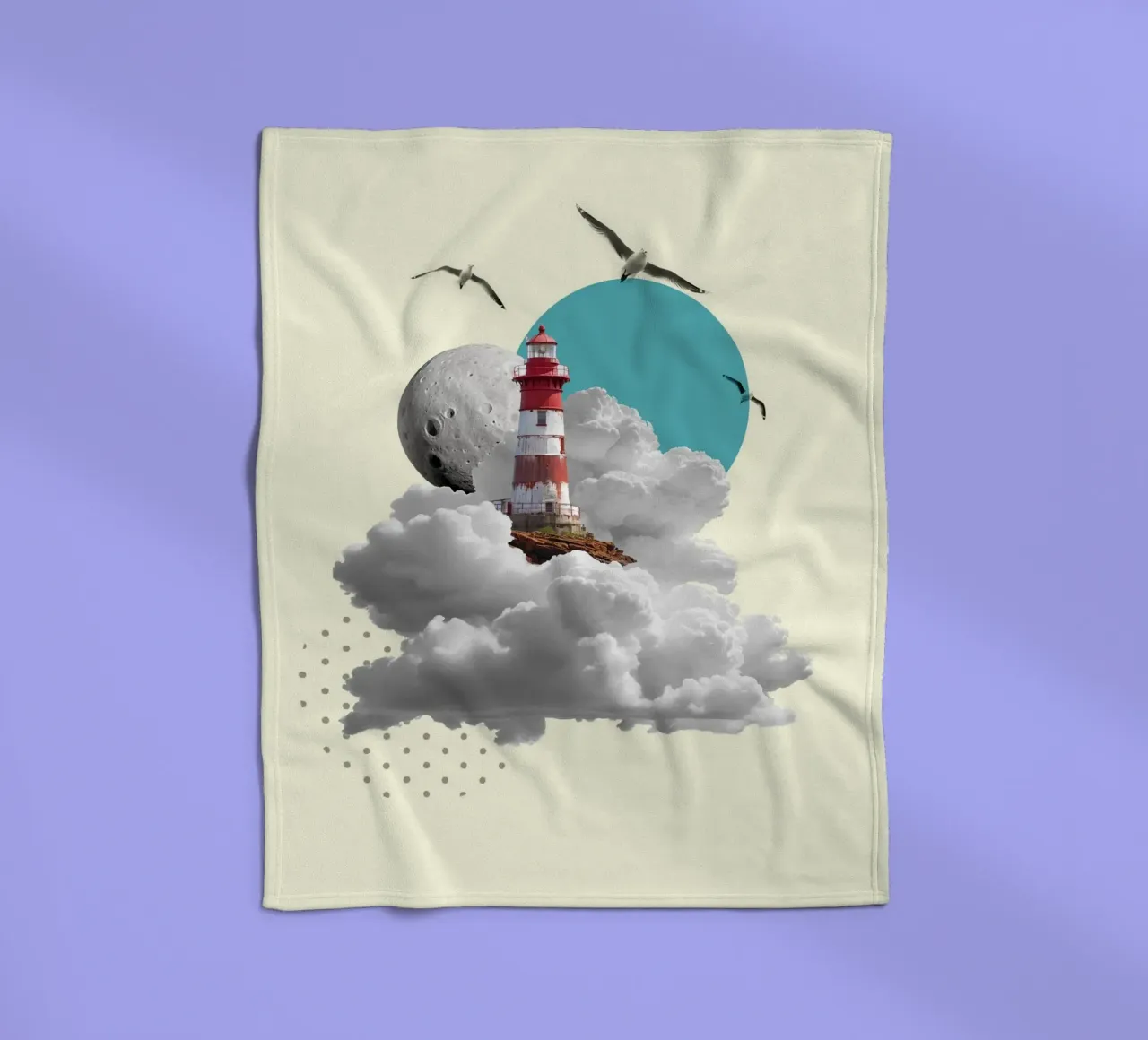 Lighthouse Dreams coperta in pile da Indigo Rain