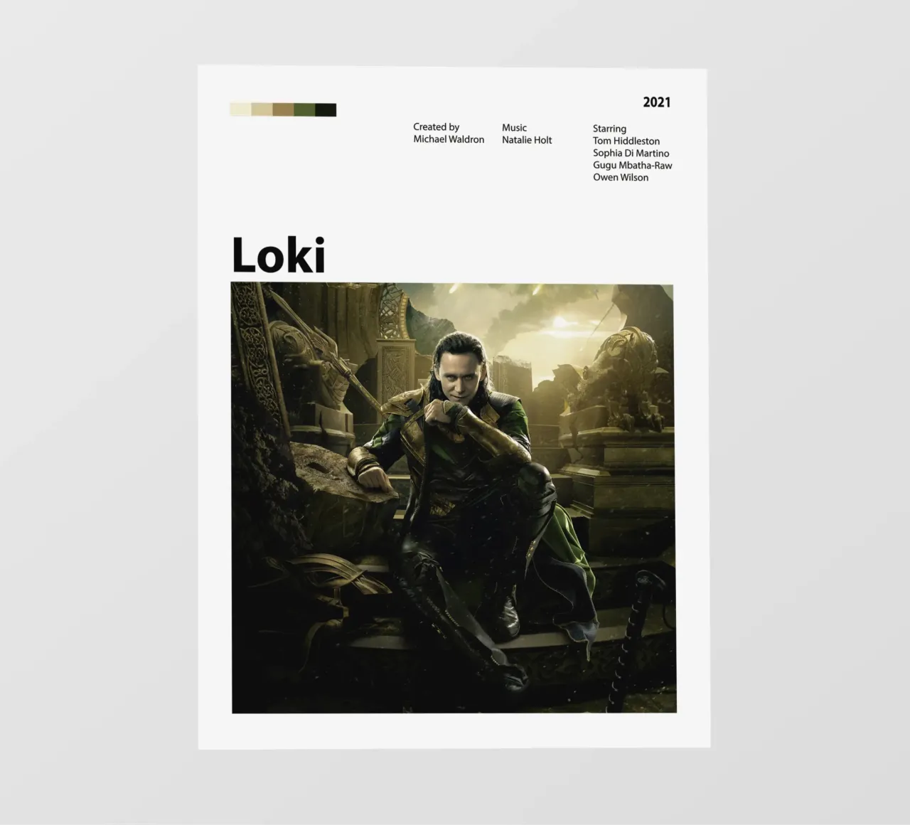 Loki telo in pvc da The Movie Wall