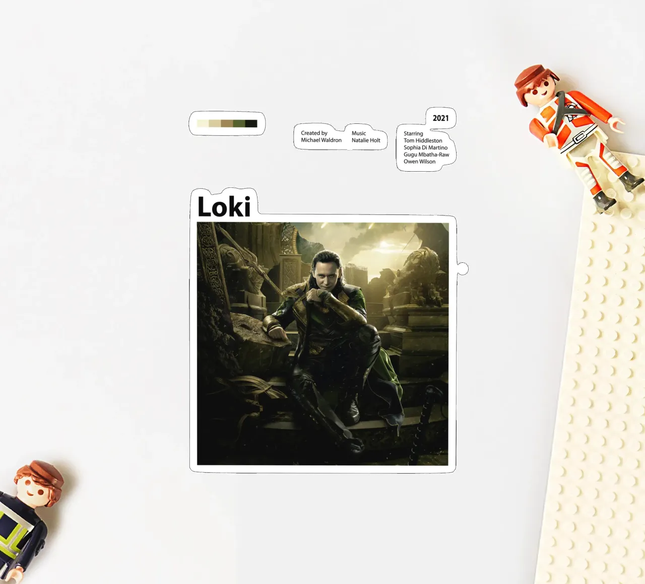 Loki Sticker von 🎞 The Movie Wall