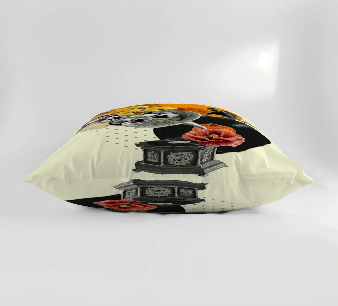 Dancing Through Time decorative cushion by Indigo Rain