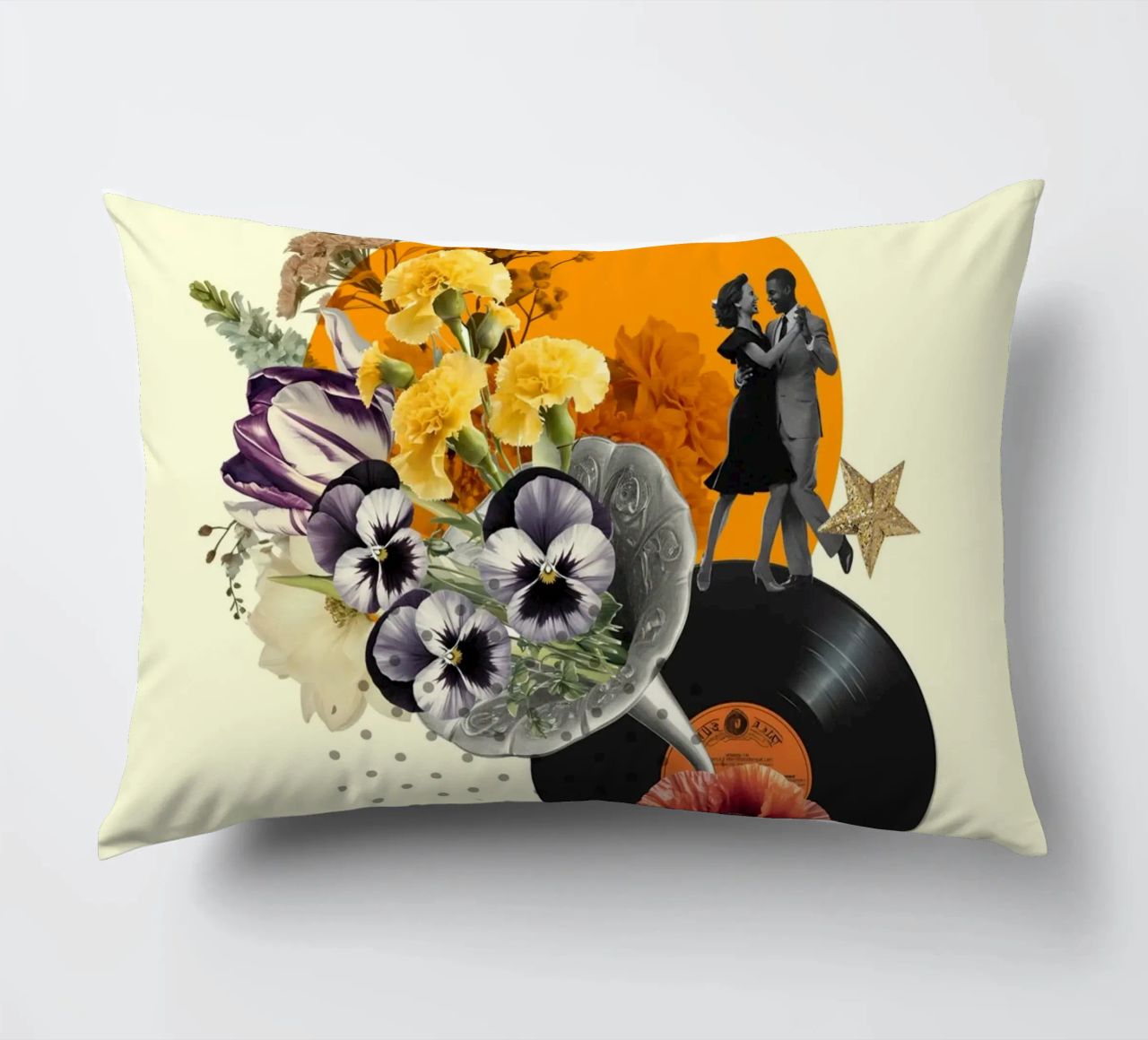 Dancing Through Time cuscino da Indigo Rain