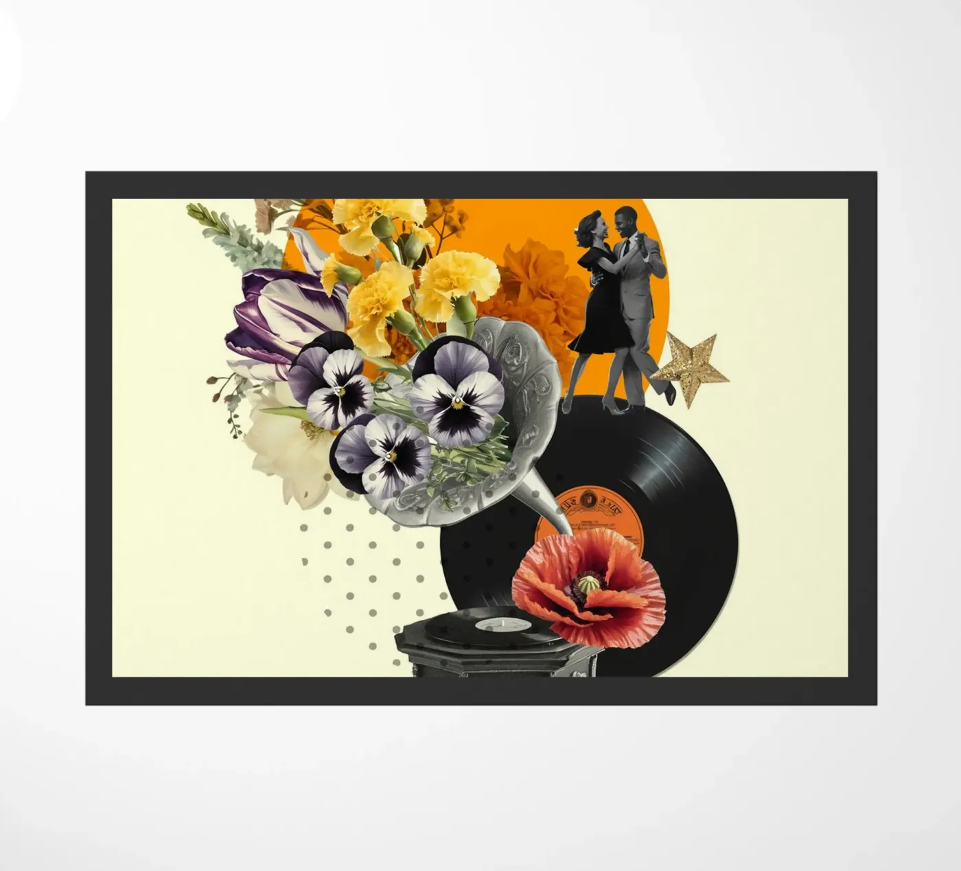 Dancing Through Time deurmat van Indigo Rain