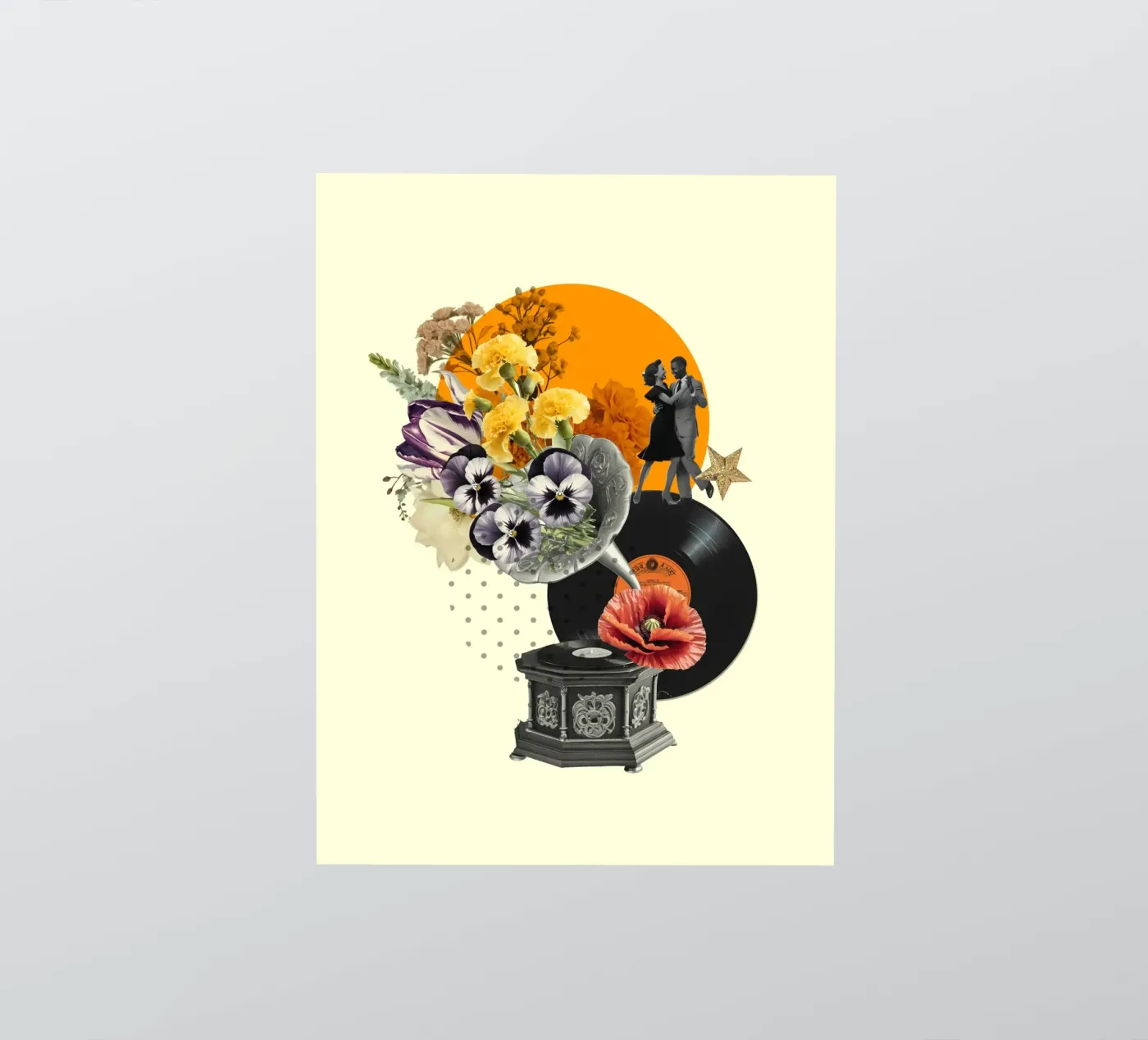 Dancing Through Time sticker van Indigo Rain