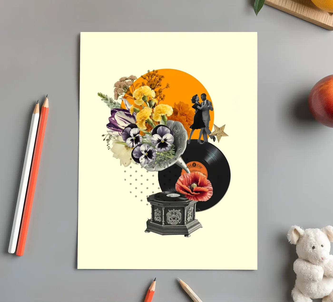 Dancing Through Time foglio adesivo da Indigo Rain