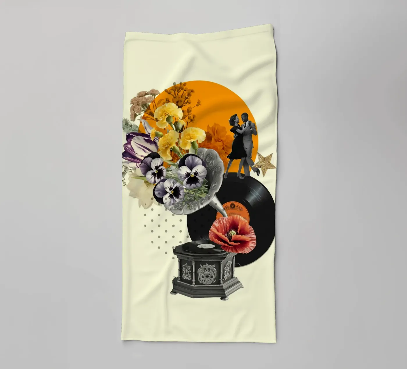 Dancing Through Time towel by Indigo Rain
