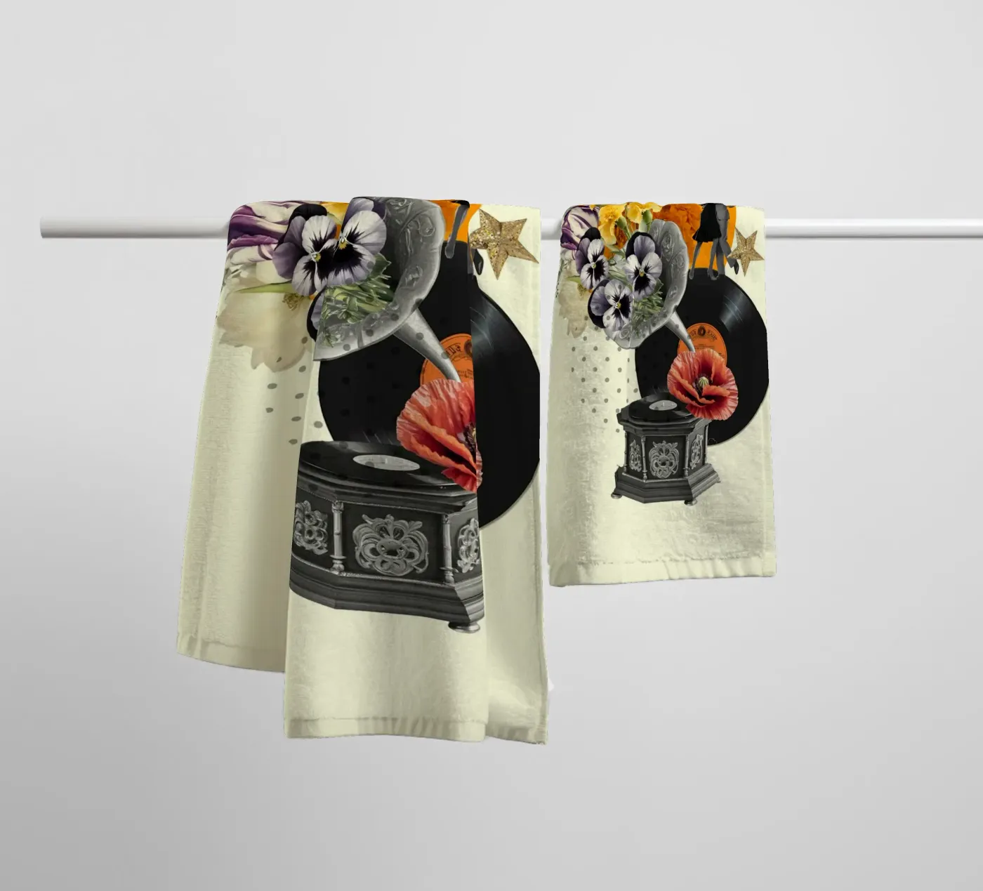 Dancing Through Time towel by Indigo Rain