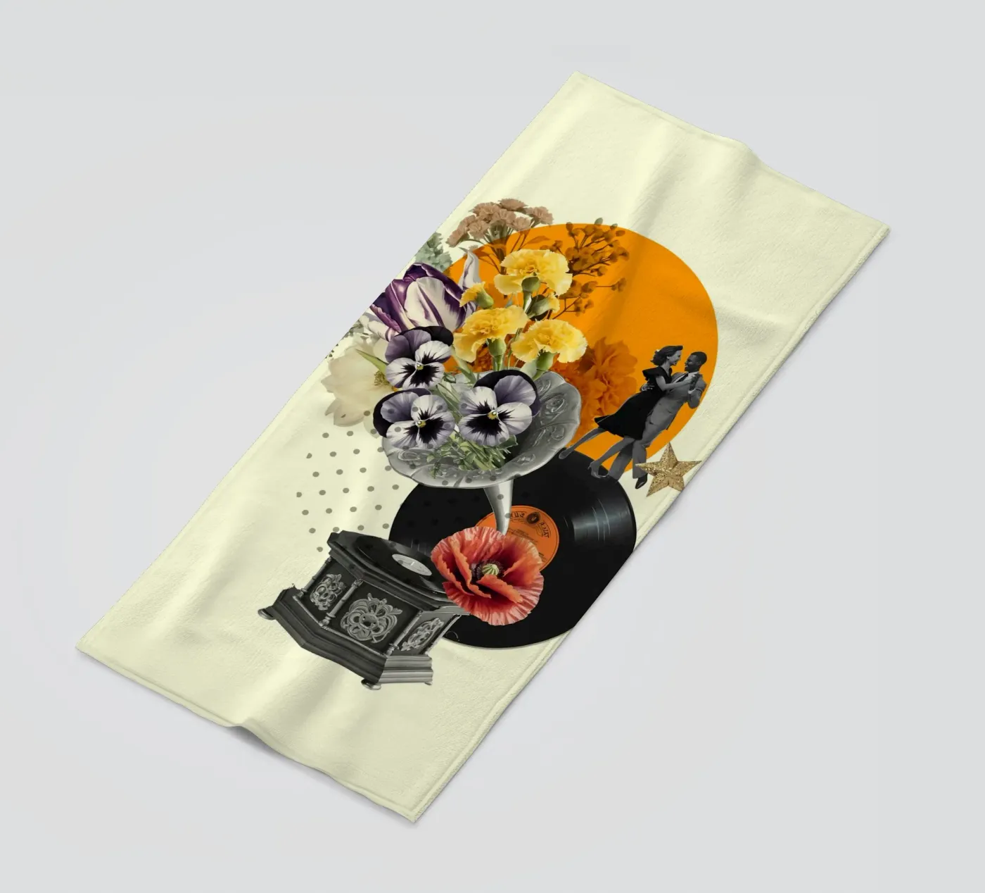 Dancing Through Time beach towel by Indigo Rain