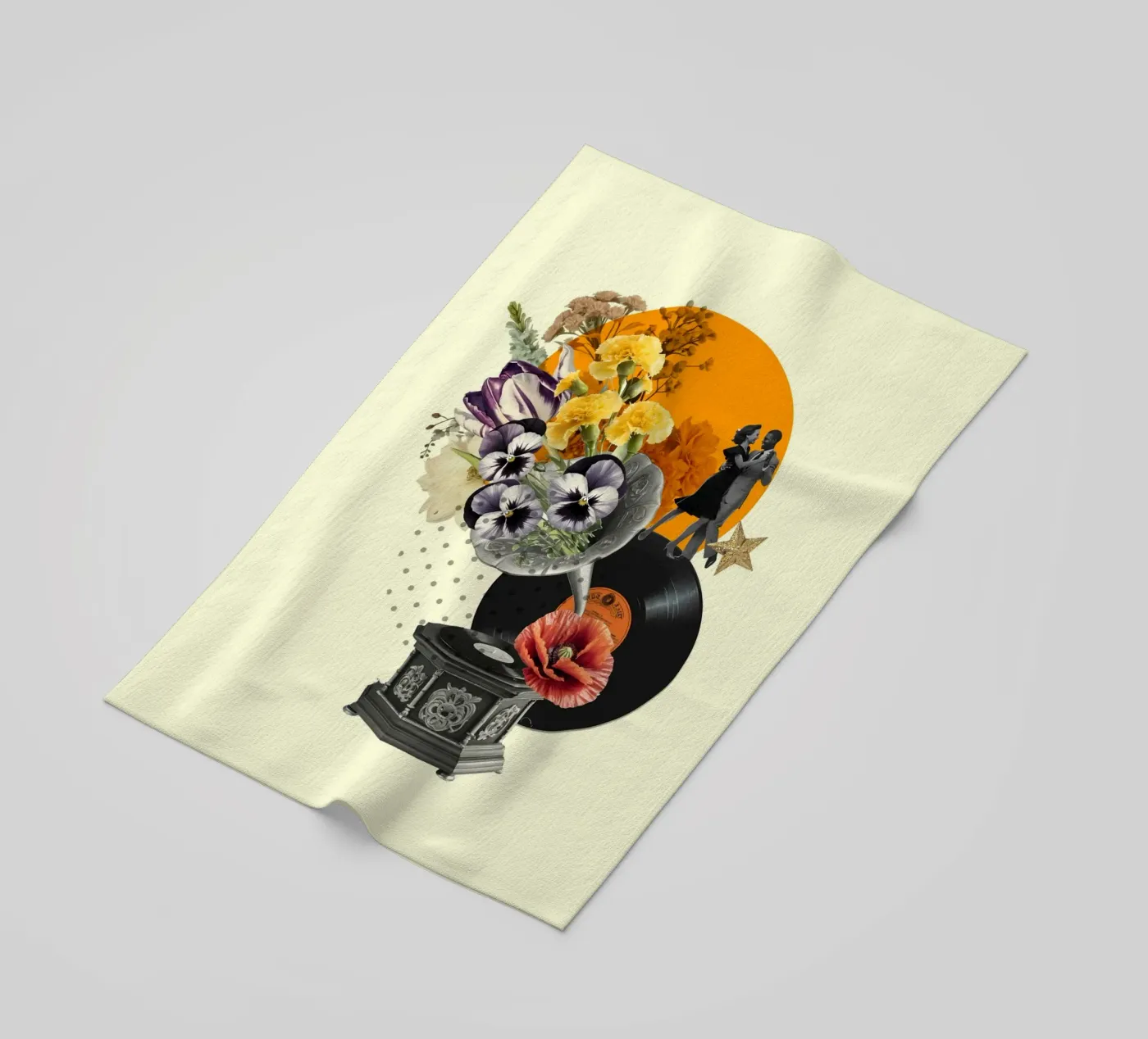 Dancing Through Time beach towel by Indigo Rain