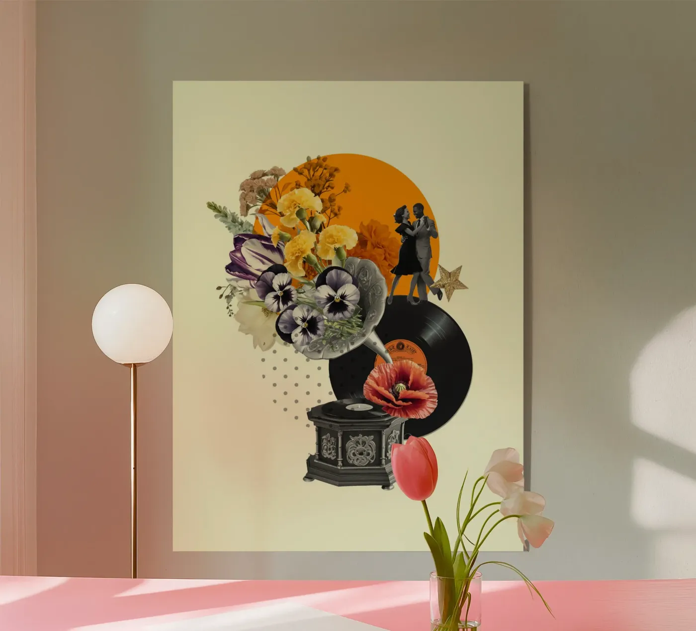 Dancing Through Time acryl van Indigo Rain