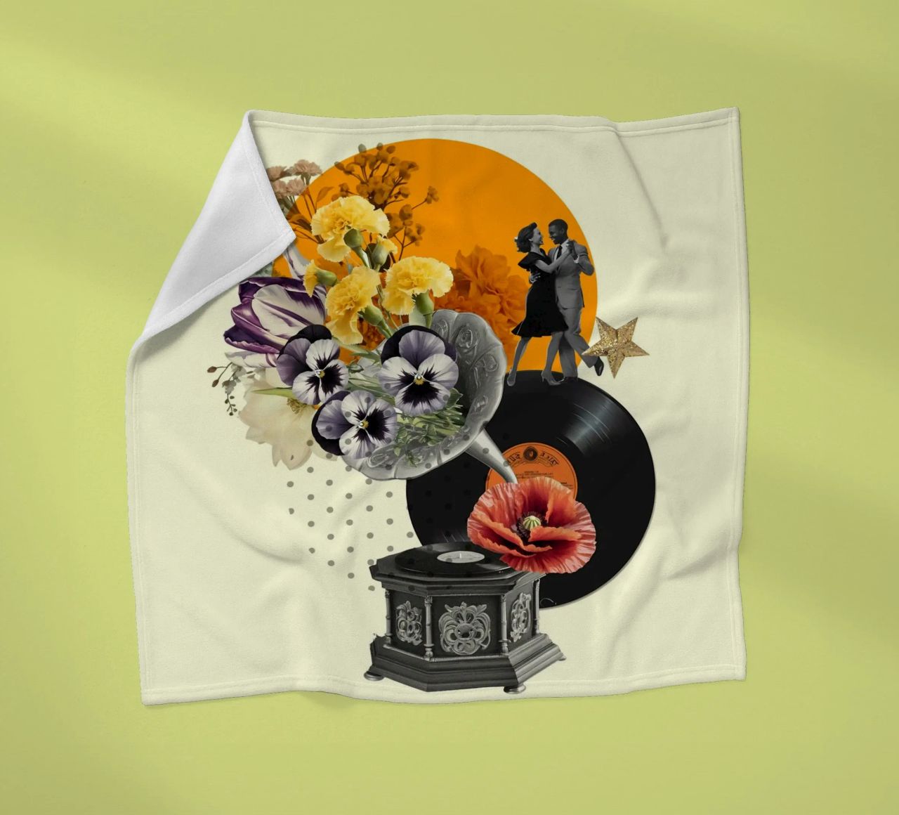 Dancing Through Time coperta in pile da Indigo Rain