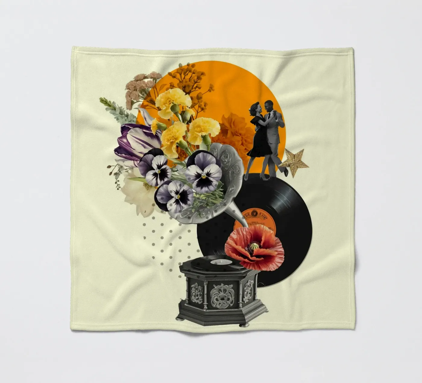 Dancing Through Time fleecedeken van Indigo Rain