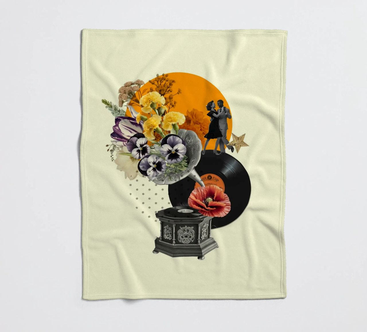Dancing Through Time coperta in pile da Indigo Rain