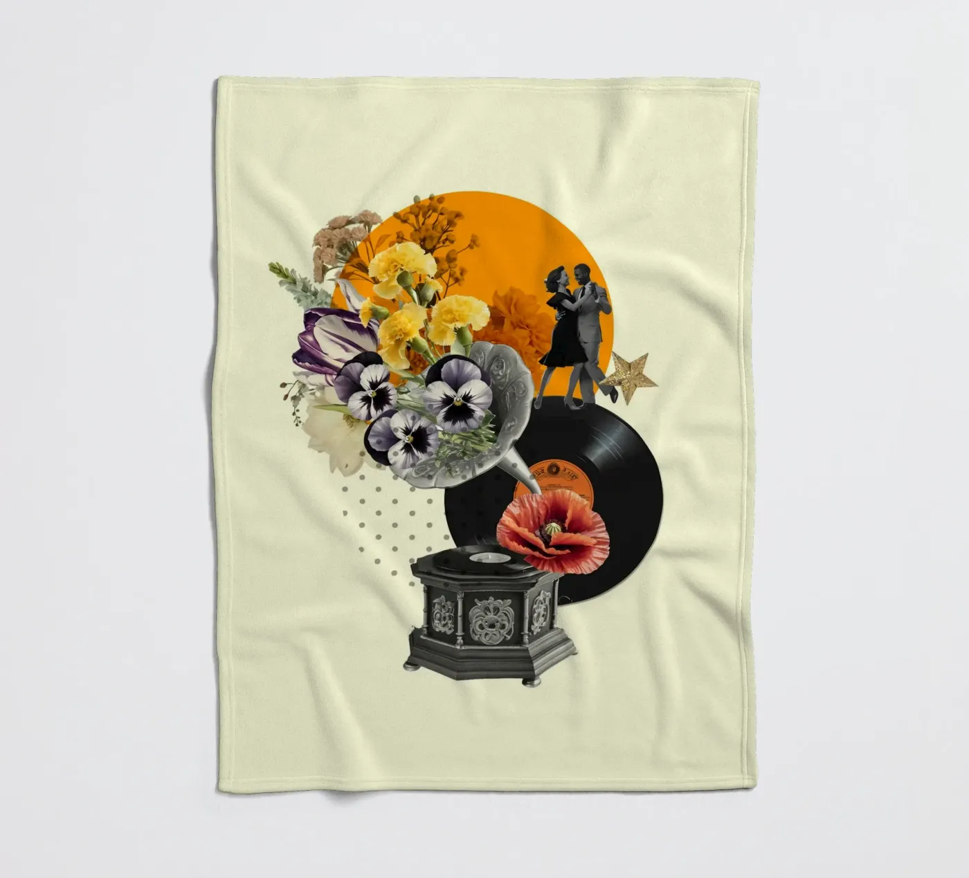 Dancing Through Time fleecedeken van Indigo Rain