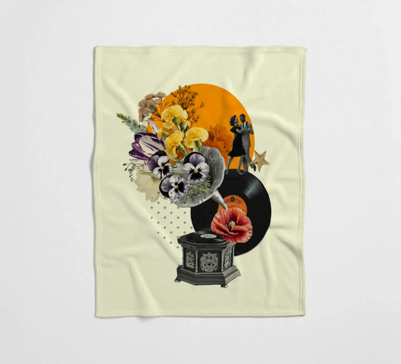 Dancing Through Time fleecedeken van Indigo Rain