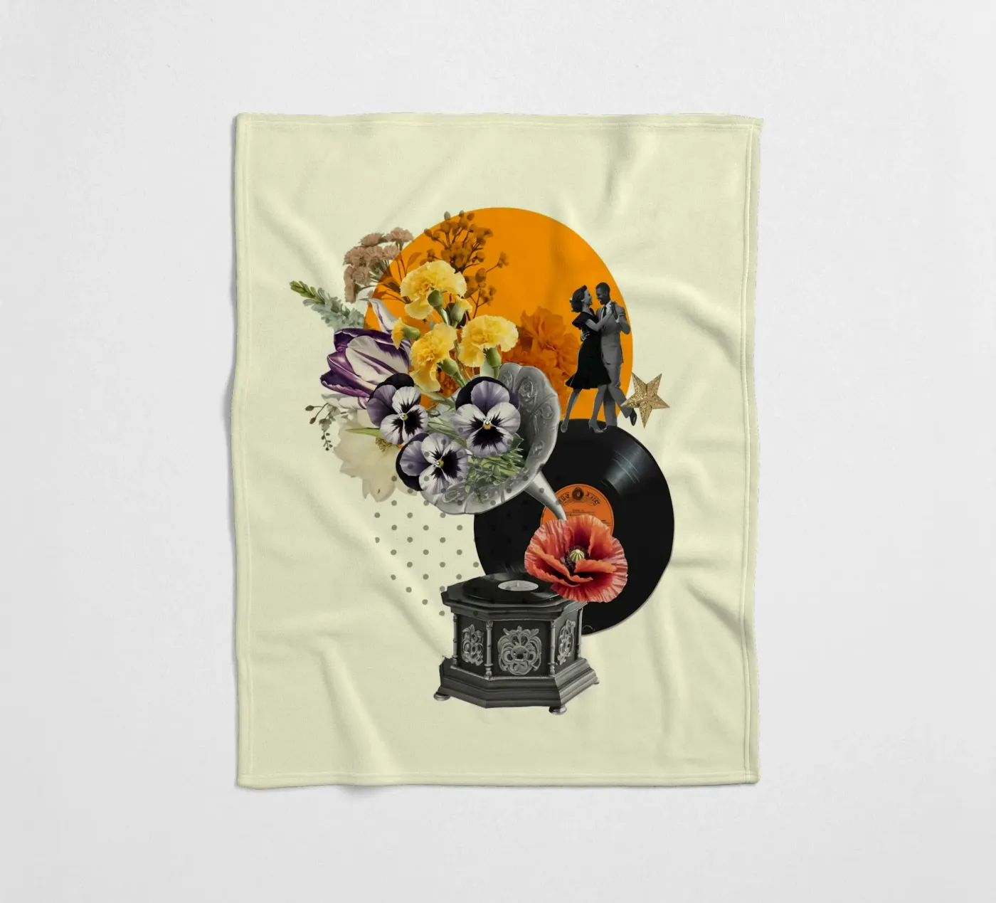 Dancing Through Time fleecedeken van Indigo Rain