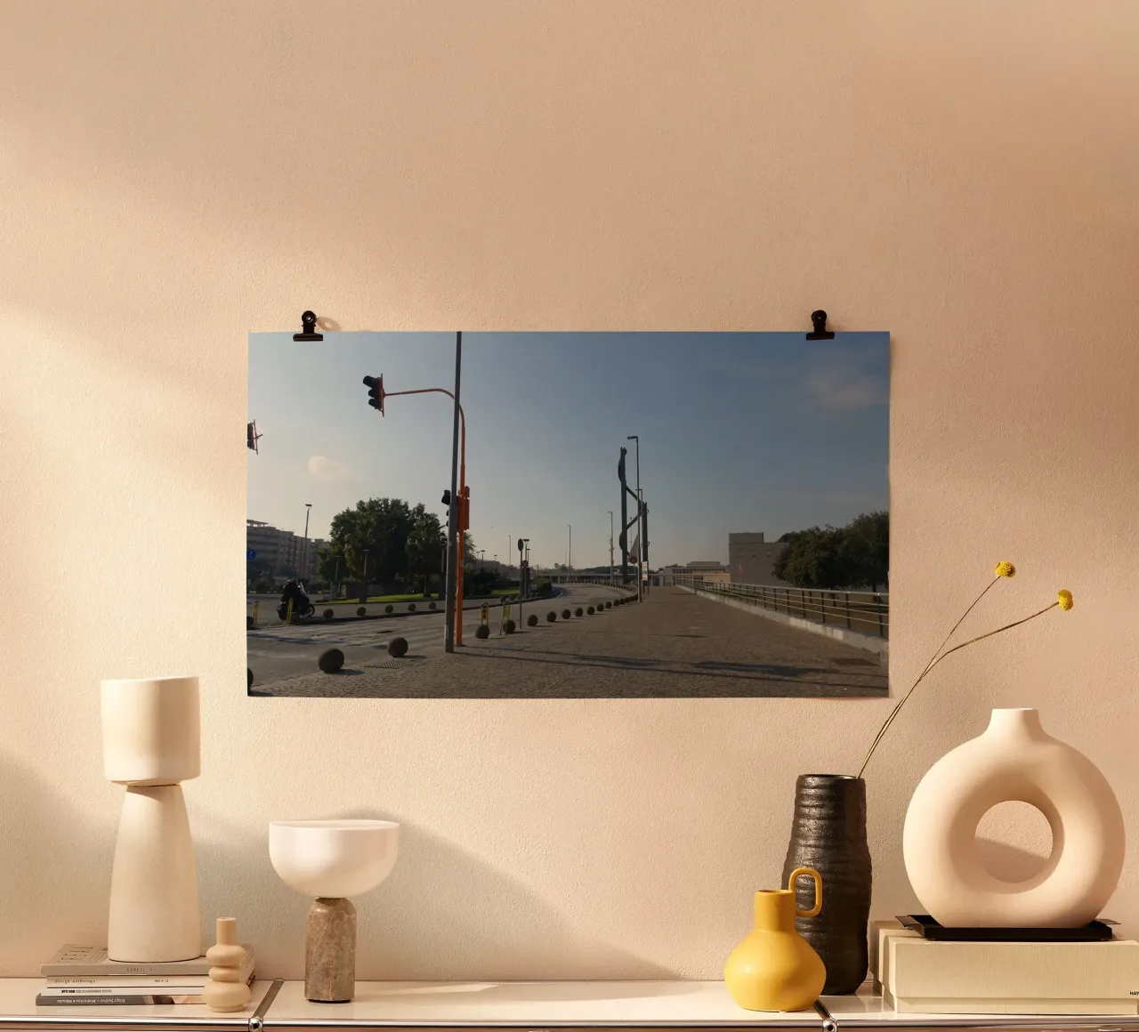 Napoli poster con telaio in plastica da Massimo Frascogna