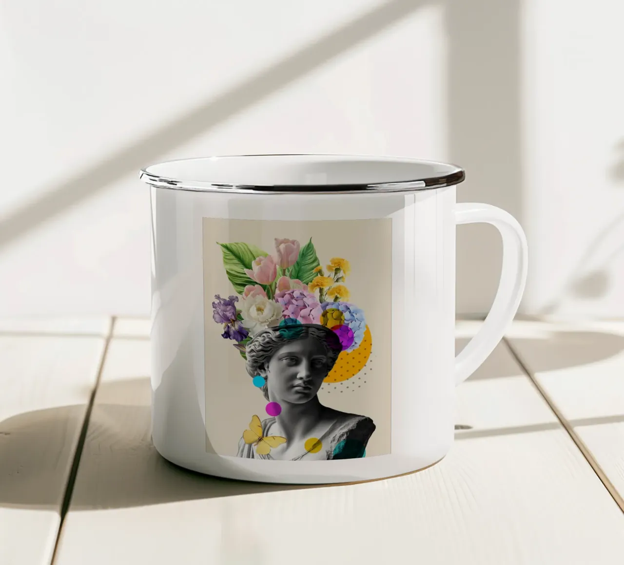 Echoes of Elegance tazza in smalto da Indigo Rain
