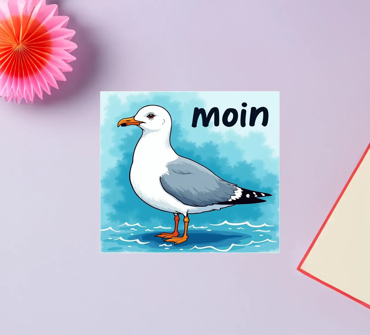 MOIN - have a nice day sticker by CASTILO