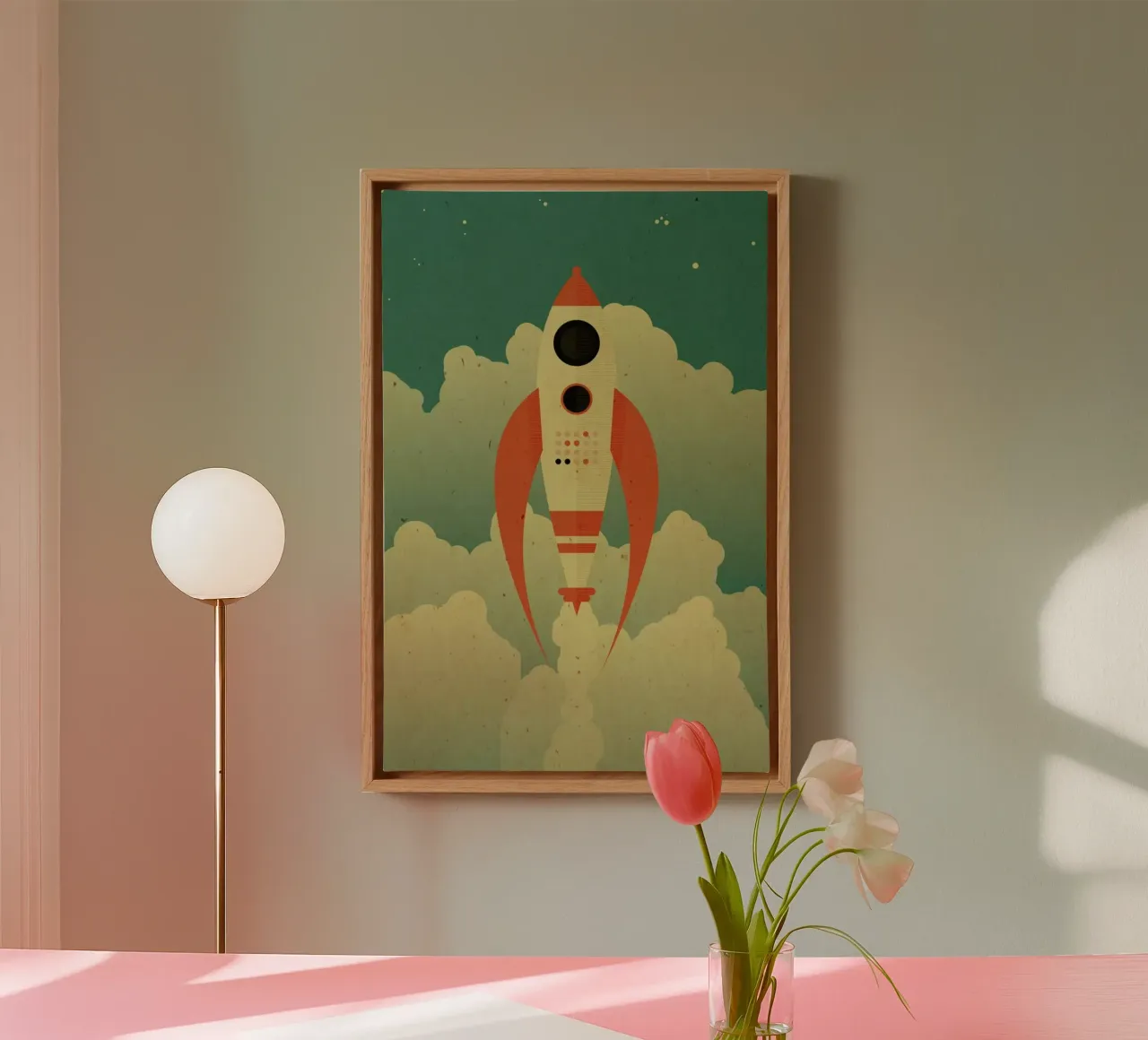 The Destination tela con Cornice a cassetta da Danny Haas