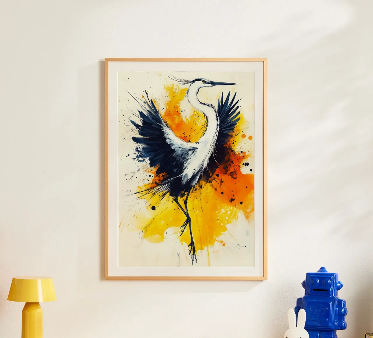 Arte dell'airone poster da Justyna Jaszke JBJart
