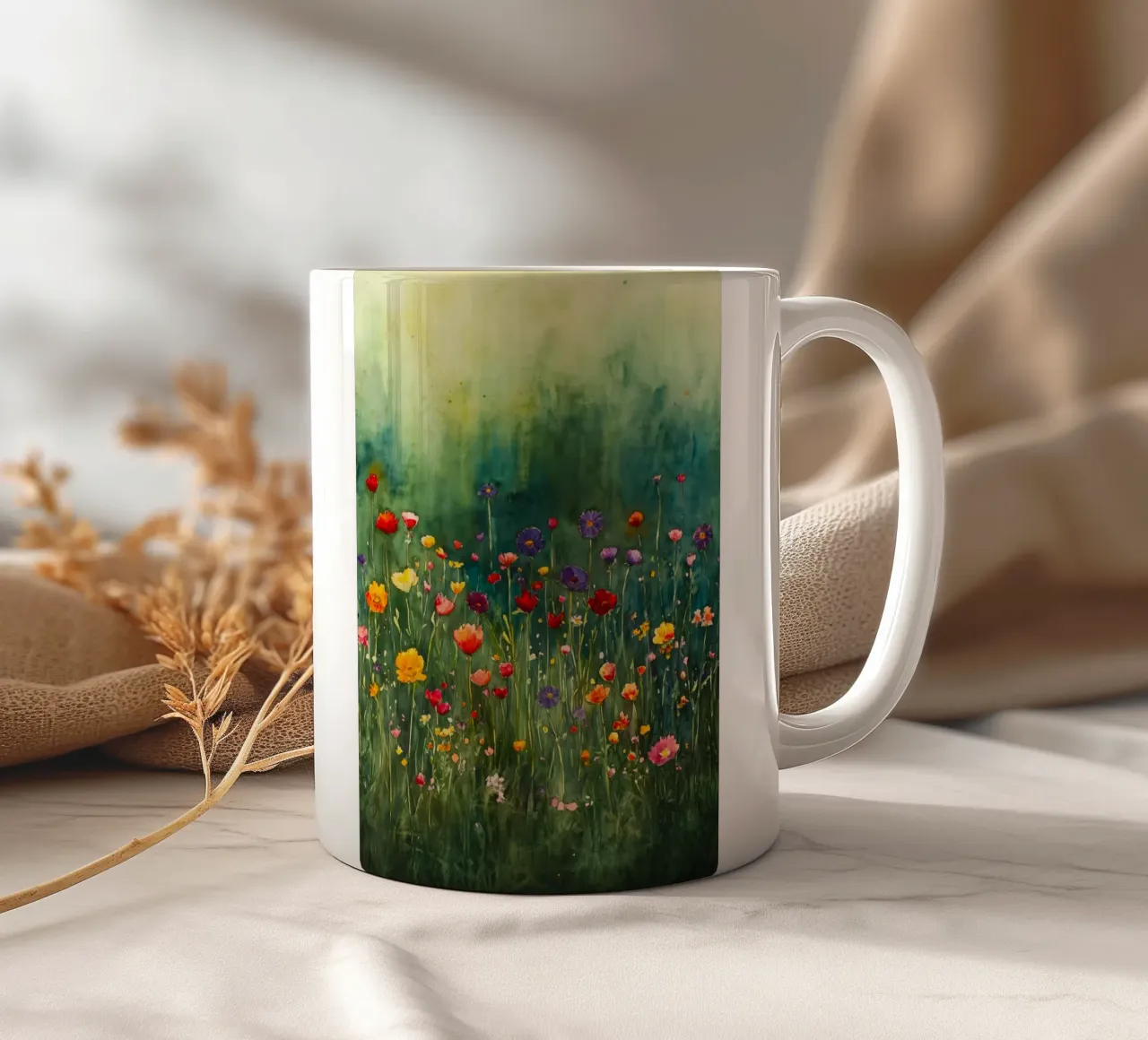 Prato verde tazza in ceramica da Justyna Jaszke JBJart