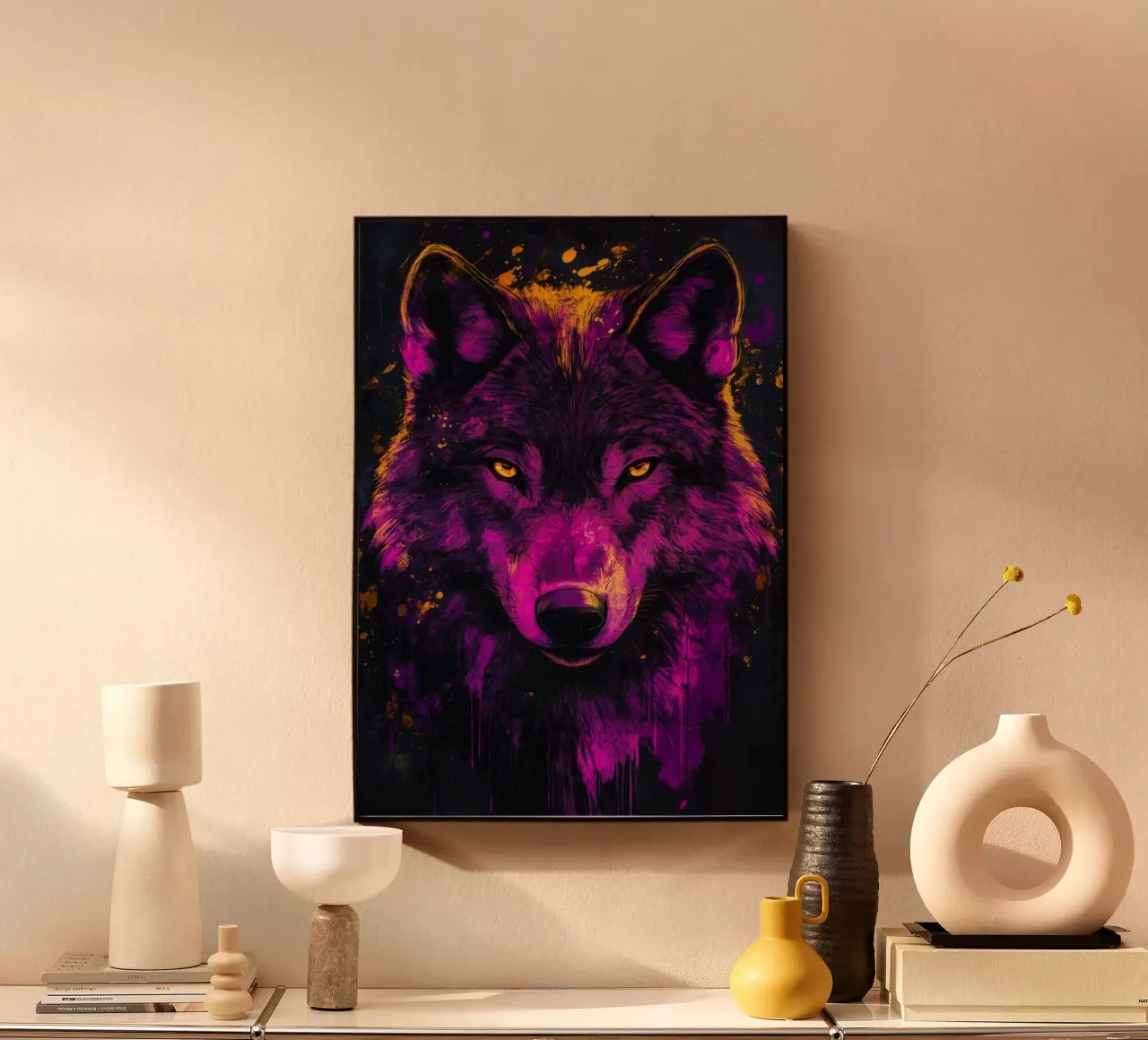 Lupo viola plexiglass da Justyna Jaszke JBJart