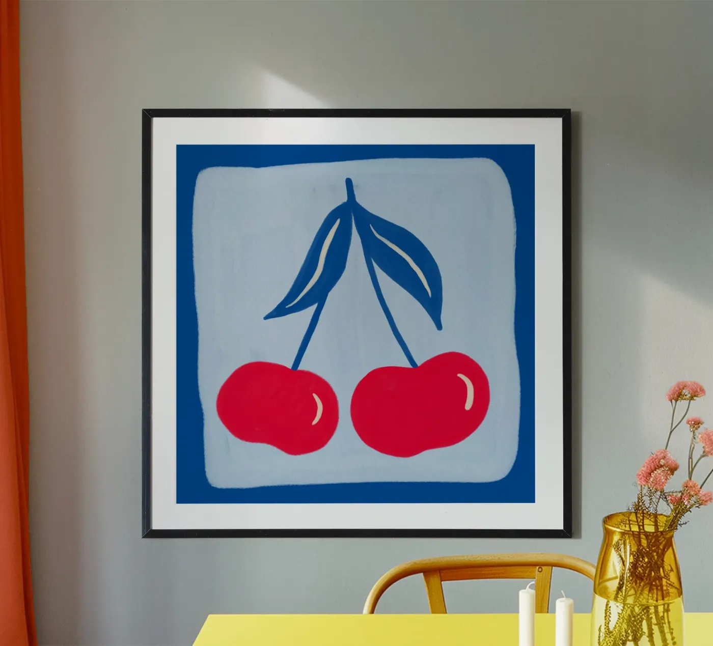 Cute cherries poster by Wackapacka
